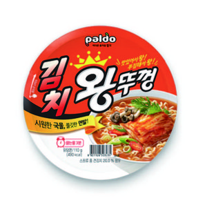 팔도 김치 왕뚜껑 110g, 6개