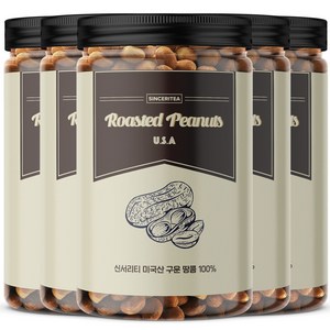 신서리티 볶은 땅콩, 5개, 180g