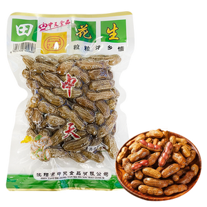 홍홍 중국식품 중국 땅콩조림 텐원 중국간식 피땅콩, 350g, 1개