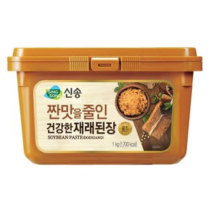 신송 짠맛을줄인 건강한 재래된장, 1kg, 2개