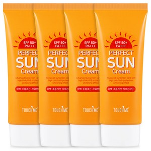 터치미 퍼펙트 선크림 SPF50+ PA+++, 60ml, 4개