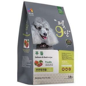 목우촌펫 펫9단 강아지 기능성 사료, 푸들, 1.8kg, 3개