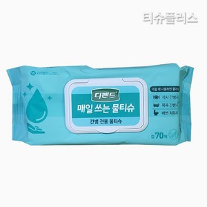 디펜드 매일쓰는 물티슈 캡형 70매, 236g, 70매입, 10개