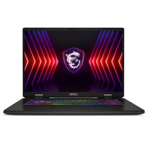 MSI 2024 스워드 17 HX 코어i9 인텔 14세대 지포스 RTX 4070, 코스모스 그레이 + 블랙, 1TB, 32GB, Free DOS, Sword 17 HX B14VGKG-057XKR