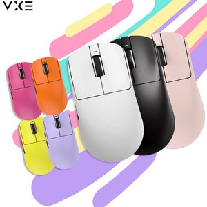 [CY샵] VGN VXE R1시리즈 R1SE/R1SE PLUS/R1 PRO/R1 PRO MAX 무선 게이밍 마우스 PAW3395 초경량디자인 최신모델, R1 PRO MAX버전, 블랙