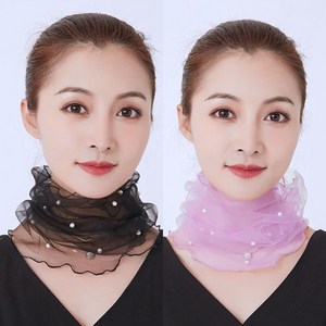(당일발송)케이에스샵 사계절 가능 진주 포인트 진주 넥스카프 시스루스카프 스카프12가지 다향한 색상으로 멋내보세요(각종류 단체 선물도 좋아요)