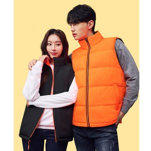 CSR양면 패딩조끼 단체전문 로고인쇄가능