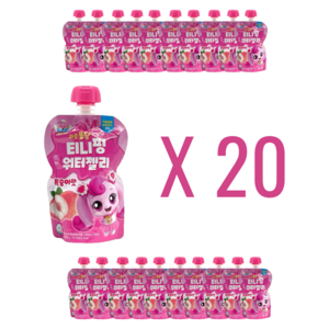 모모랩 캐치티니핑 과즙퐁당 티니핑 워터젤리 복숭아맛 하츄핑 110ml, 20개, 20개