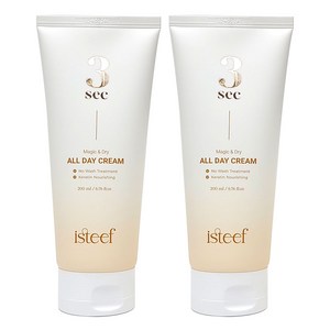 이스티프 3sec 노워시 셀프단백질 펌염색전후처리 헹굼 없는 올데이크림 트리트먼트 200ml+50ml+50ml (2세트), 200ml