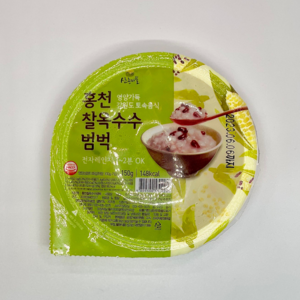 홍천 찰옥수수범벅 소포장 1인분 150g 즉석섭취 실온보관, 1개