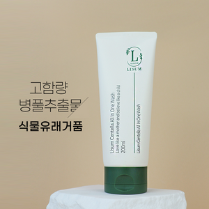 리숨센텔라 베이비올인원워시 식물유래거품 약산성 200ml 1개