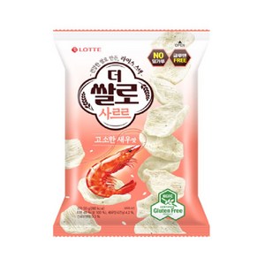 롯데웰푸드 더쌀로 사르르 고소한새우맛, 50g, 6개