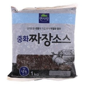 상세설명참조 면사랑 중화 짜장 소스 1kg, 4개, 1L