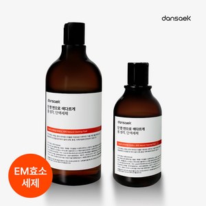 단색 EM 효소 세제 액체세제 세탁세제 300ml 1000ml 생리팬티 생리혈 피얼룩제거 전용, 1개