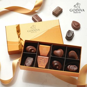 고디바 뉴 골드 컬렉션 초콜릿 8p 세트, 84g, 1세트