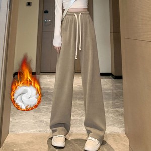 앤시오 기모 코듀로이 와이드 팬츠 겨울 바지