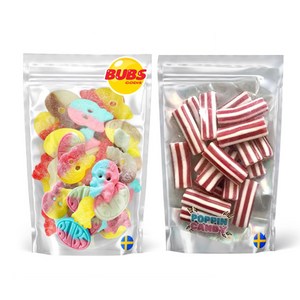 스웨디시 스웨덴 젤리 BUBS 벅스믹스 500g + 람보 트위스트 250g, 1개, 750g