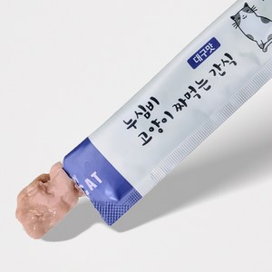 누심비 고양이 짜먹는 간식 츄르, 대구맛, 300g, 5개