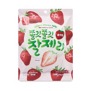 한진 쫄깃쫄깃 찰제리 딸기맛 150g 과일젤리, 1개