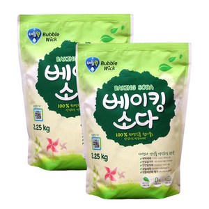 버블윅 베이킹소다, 2.25kg, 2개, 2.25kg, 2개