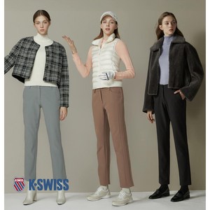 케이스위스 K-SWISS 여성 스판 기모 본딩 바지