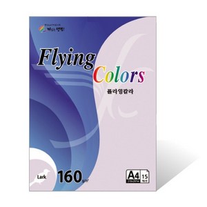 플라잉칼라 160g L20-1 우유색 A4 15매, 본상품선택