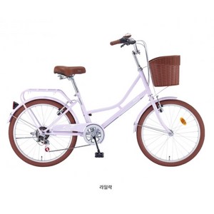 [완전조립 및 포장발송]삼천리 선데이/프림로즈 자전거 20/22/24/26 인치 7단기어 여성용 자전거/줌 라이트/후미등/변환식 번호키(자물쇠) 무상 증정, 25년 선데이 22 라일락, 1개, 157cm