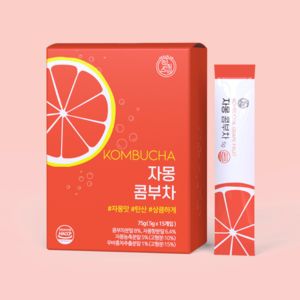 힐스랩 콤부차 자몽 5g 분말스틱, 75g, 1개, 15개입