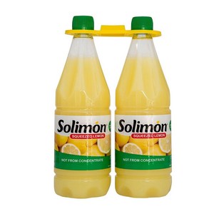 SOLIMON 스퀴즈드 레몬주스 1LX2입, 1L, 2개