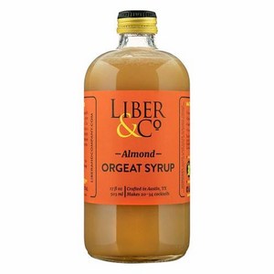 Libe & Co. 아몬드 오르게트 시럽(502.8ml(17온스) 통째로 구운 아몬드로 제작, 1개, 503ml