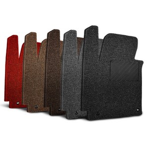 Bov 테슬라 모델 3/모델Y 코일 카매트 1+2열 바닥 발판 자동차매트, 레드, 테슬라 모델3
