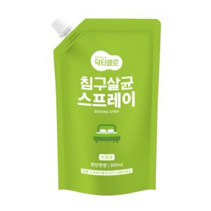 닥터클로 침구소독스프레이 뿌리는소독제 이불살균 대용량300ml, 단품(리필 파우치 1개), 0.3l