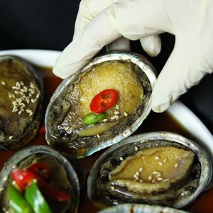 국내산 해남 프리미엄 전복장 전복간장 조림 집밥 밑반찬, 2개, 1kg