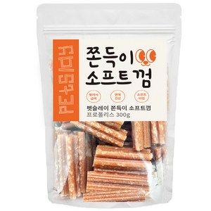 펫슬레이 강아지 쫀득이 소프트 껌, 프로폴리스, 300g, 1개