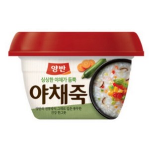 양반 야채죽, 287.5g, 3개