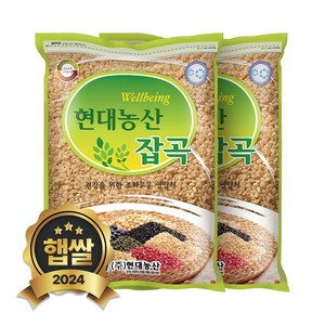 현대농산 국산 현미 4kg (2kgx2봉), 2kg, 2개