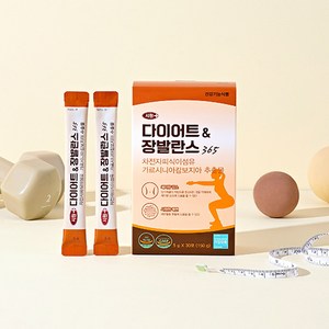 시원 다이어트&장발란스365 체지방감소 차전자피 식이섬유 쾌변 마려울 때 5g/30포 과민성대장 술 가르시니아, 5g, 1개