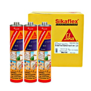 SIKA 실리콘 씨카플렉스 컨스트럭션 300ml 1박스 폴리우레탄 실란트, 회색