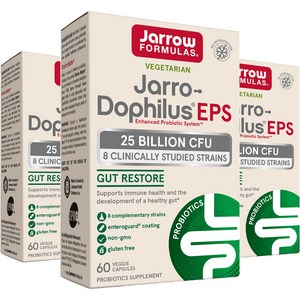 재로우 자로-도필러스 유산균 EPS 250억 베지 캡, 3개, 60정