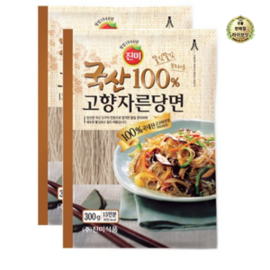 진미 국산 고향 자른 당면, 300g, 2개