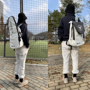 테니스 가방 백팩 보스턴백 더블백 배드민턴가방 라켓가방 3단, 그레이