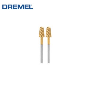 드레멜 117DM 고속조각날 6.4mm 2개입 둥근팁 목재 플라스틱 부드러운금속 카빙날 DREMEL MAX, 단품, 1개