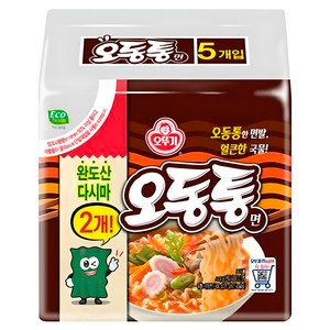 오뚜기 오동통면 120g, 5개