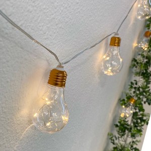 OKLM 캠핑알전구 USB+건전지 겸용, 멀티타입, 골드 L, 3m 20cm