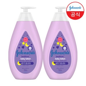 존슨즈베이비 베드타임 로션, 750ml, 2개