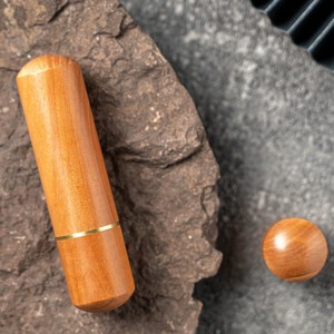 매드스탬프 만년 인감 잉크 도장 제작 수제 벽조목, 대추목, 4글자, 전서체