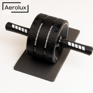 AEROFIT 프리미엄 무소음 논슬립 복근운동기구 AB슬라이드 + 무릎패드, 블랙