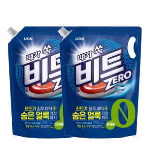 비트 제로 액체세제 2.7L 일반드럼겸용, 2개