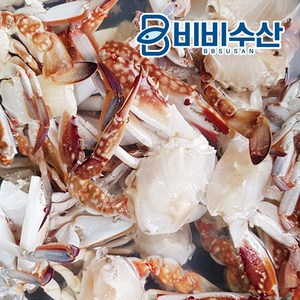 비비수산 손질 절단꽃게S 450g+450g, 1개