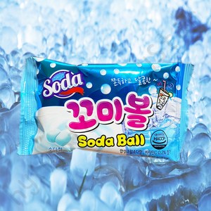 꼬미볼 소다맛, 40g, 10개